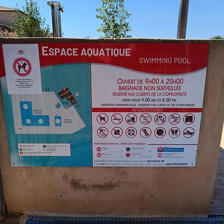 Le Soleil D Eugenie Appartement Dans Residence Avec Piscine Commune Pres De Carcassonne Olonzac ภายนอก รูปภาพ