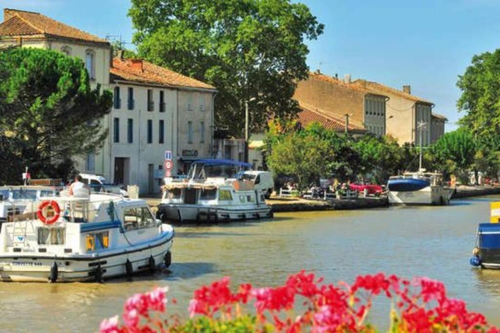 Le Soleil D Eugenie Appartement Dans Residence Avec Piscine Commune Pres De Carcassonne Olonzac ภายนอก รูปภาพ